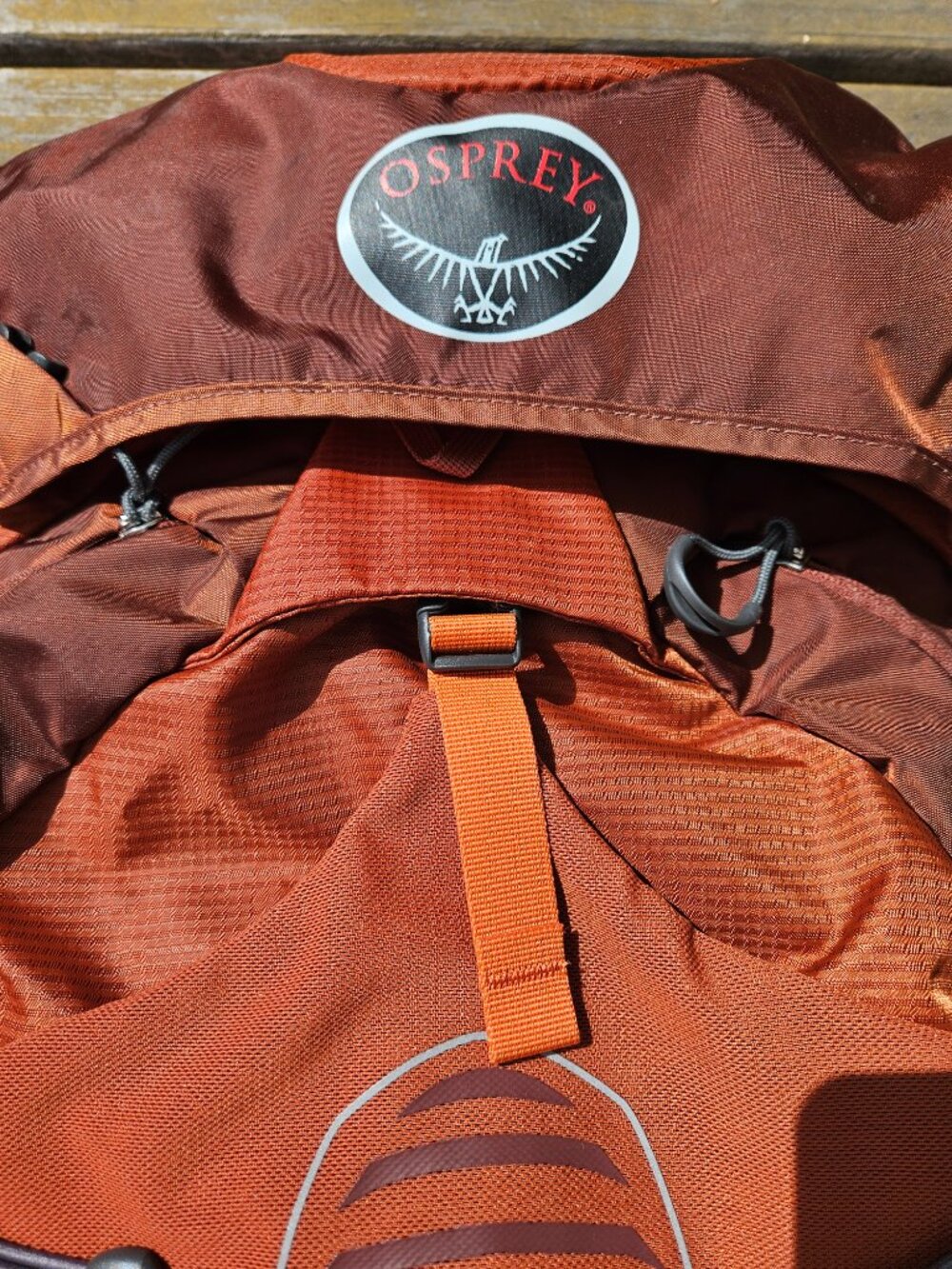 Osprey Atmos 65 AG Backpacking Hiking Backpack Camping pack orange small - Picture 4 of 11